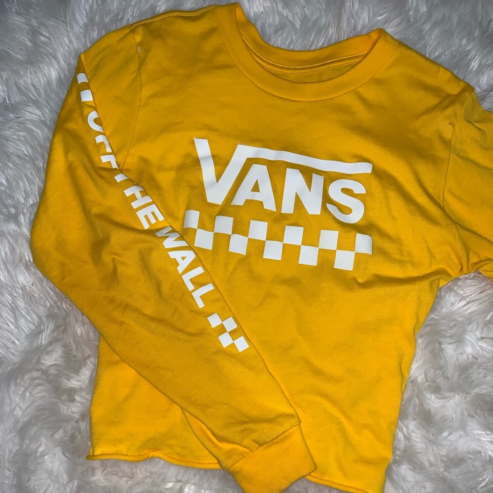 Yellow VANS Cropped Women’s Top